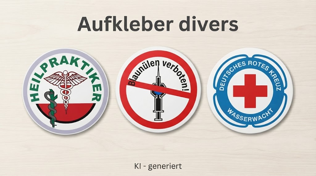 Aufkleber divers